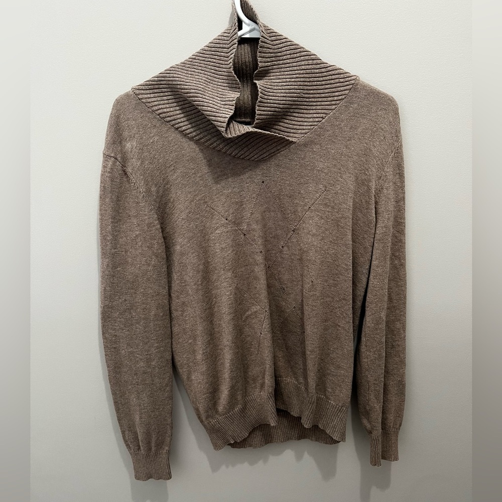 Haggar brown long sleeve